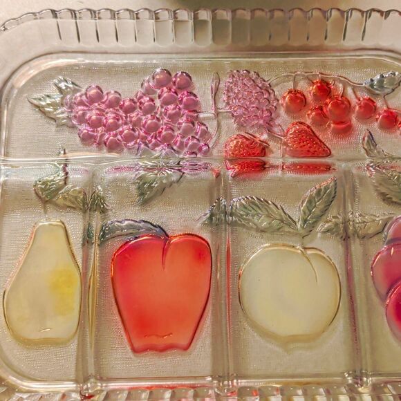 Indiana Glass Other - 1970s Vintage Indiana Glass 5 Part Relish Tray